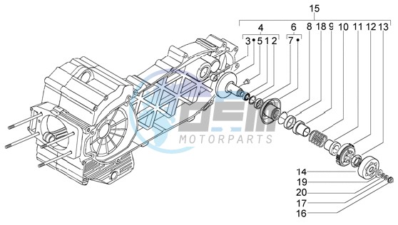 Driven pulley