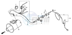 CBX750P2 drawing AMPLIFIER/MICROPHONE (4DK/5DK/6DK)