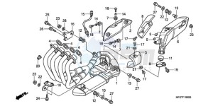 CB600FA39 Europe Direct - (ED / ABS ST 25K) drawing EXHAUST MUFFLER