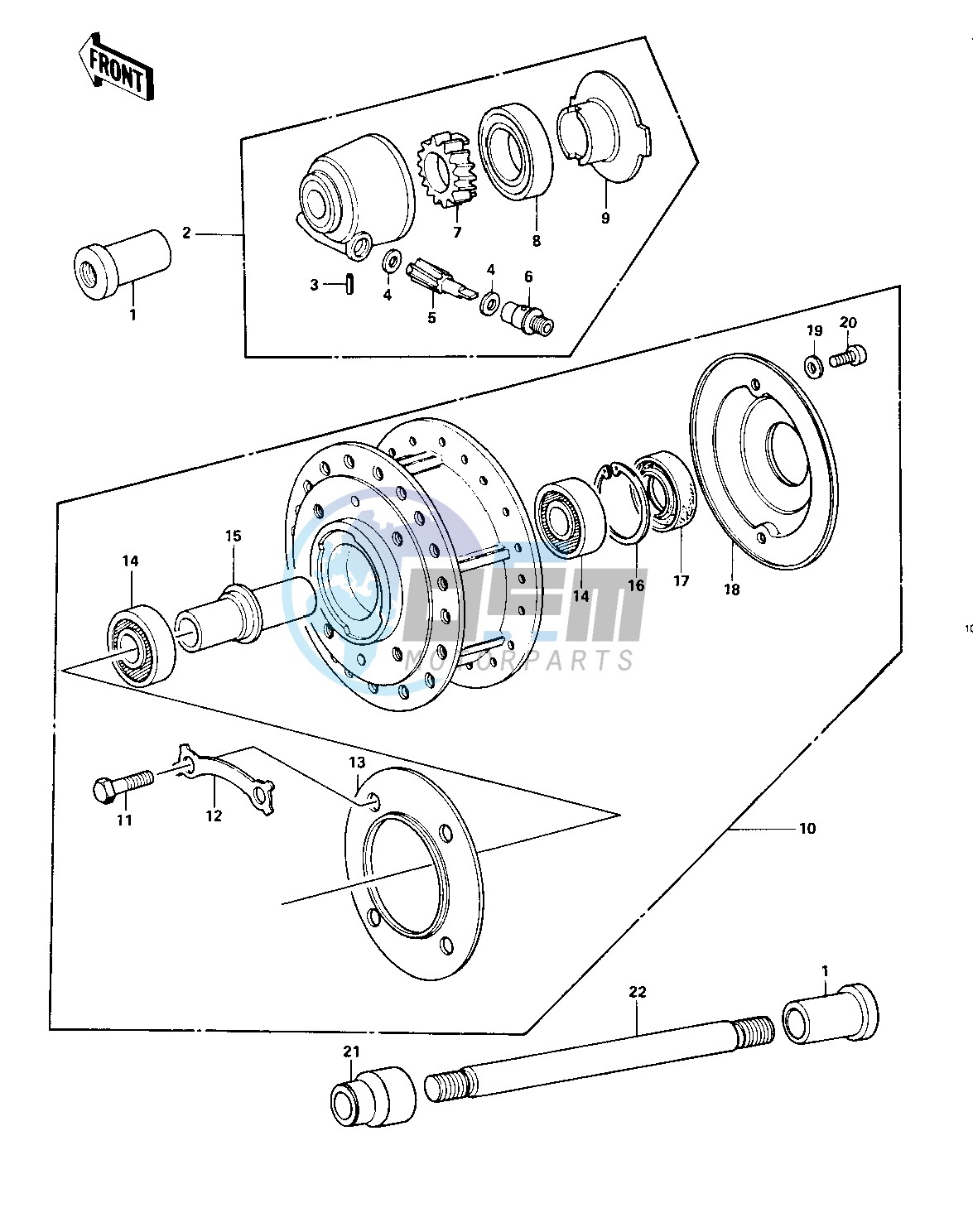 FRONT HUB