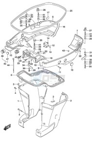 DF 250AP drawing Side Cover