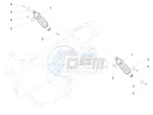 V9 Roamer 850 (APAC) drawing Schokdemper