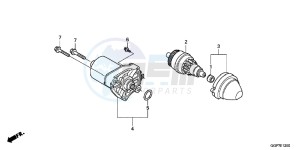 NSC50T2F NSC50T2 UK - (E) drawing STARTING MOTOR (YUHUAN AVI ATION MACHI NARY)