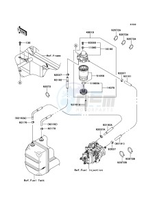 MULE 4010 DIESEL 4x4 KAF950FCF EU drawing Fuel Pump