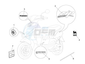 ZIP 100 4T (Vietnam) drawing Plates - Emblems