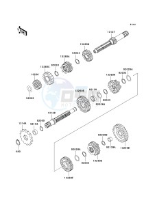 BR 125 B [WIND 125] (B2) B2 drawing TRANSMISSION