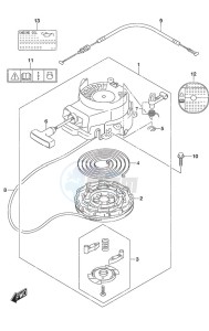 DF 4A drawing Recoil Starter