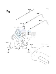 VN 1700 C [VULVAN 1700 NOMAD] (9FA) C9FA drawing CABLES