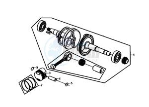 MIO 50I 45KMH (L8) EU EURO4 drawing CRANKSHAFT