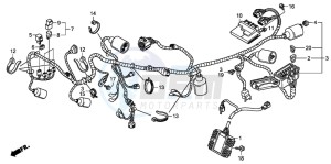 XL125V VARADERO drawing WIRE HARNESS (XL125V7/8)