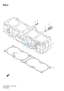 GSX1250FA (E21) drawing CYLINDER