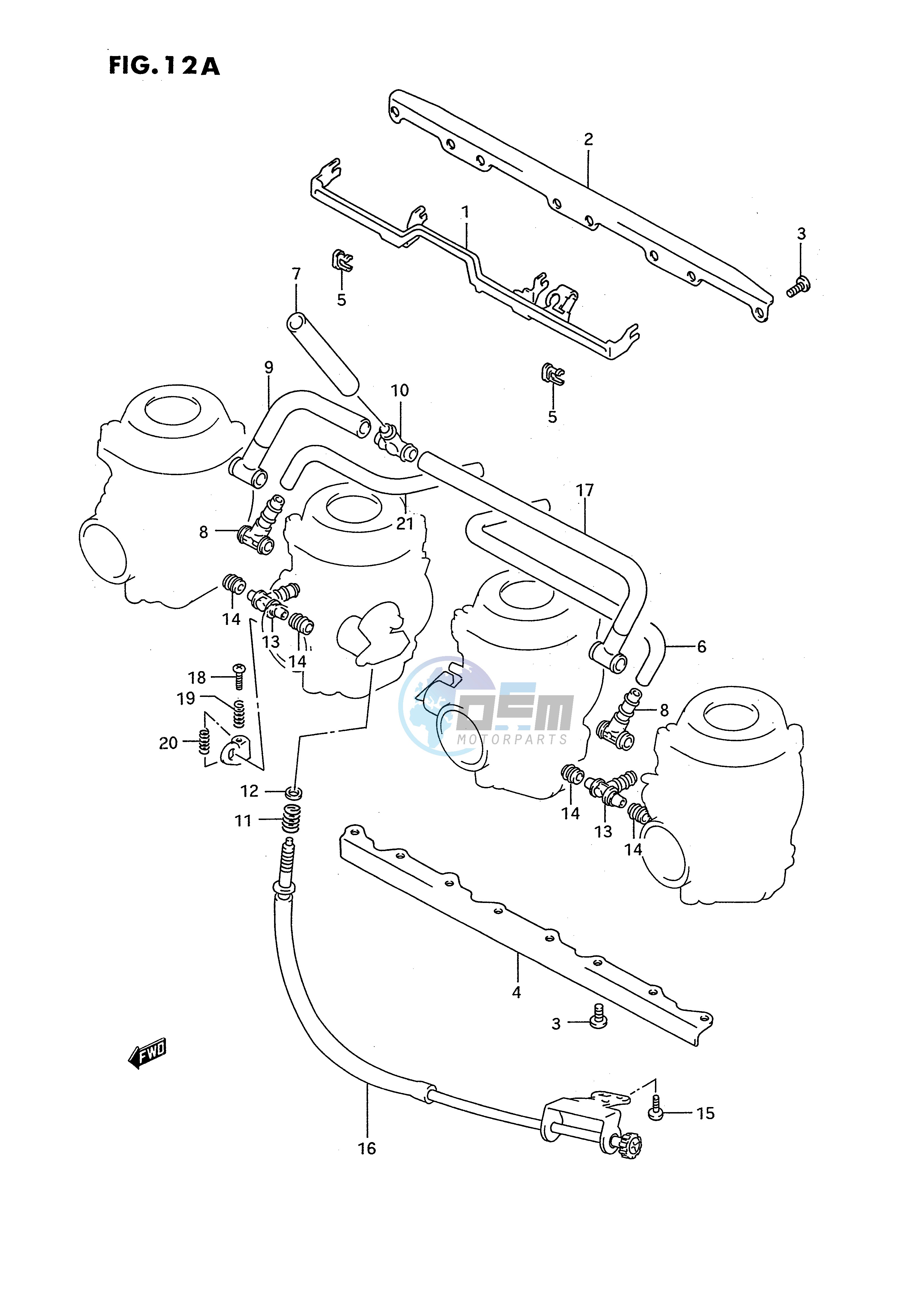 CARBURETOR FITTINGS (MODEL R S)