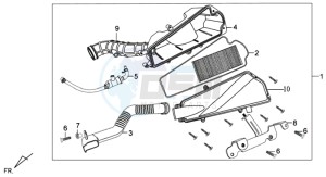 FIDDLE II 50 drawing AIRFILTER