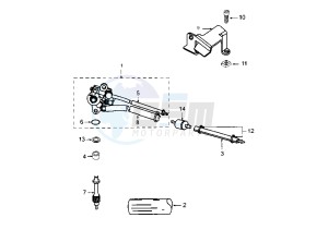 X RACE - 50 cc drawing OIL PUMP FIXED PLUS