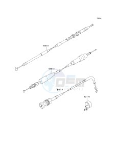 KLX 140 A [KLX140] (A8F-A9FA) A9F drawing CABLES