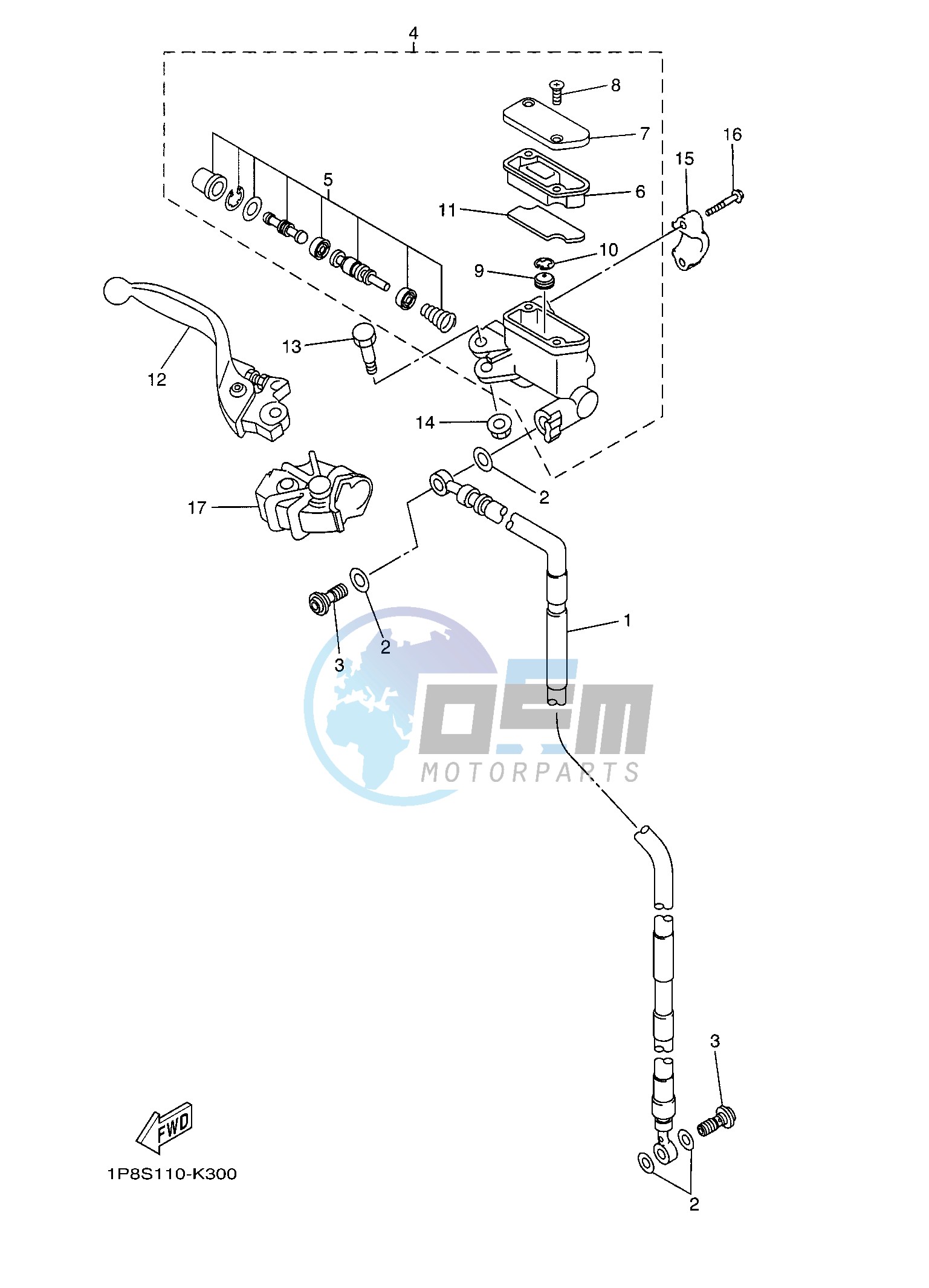 FRONT MASTER CYLINDER