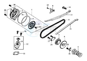 JOYRIDE EU2 - 125 cc drawing CAMSHAFT