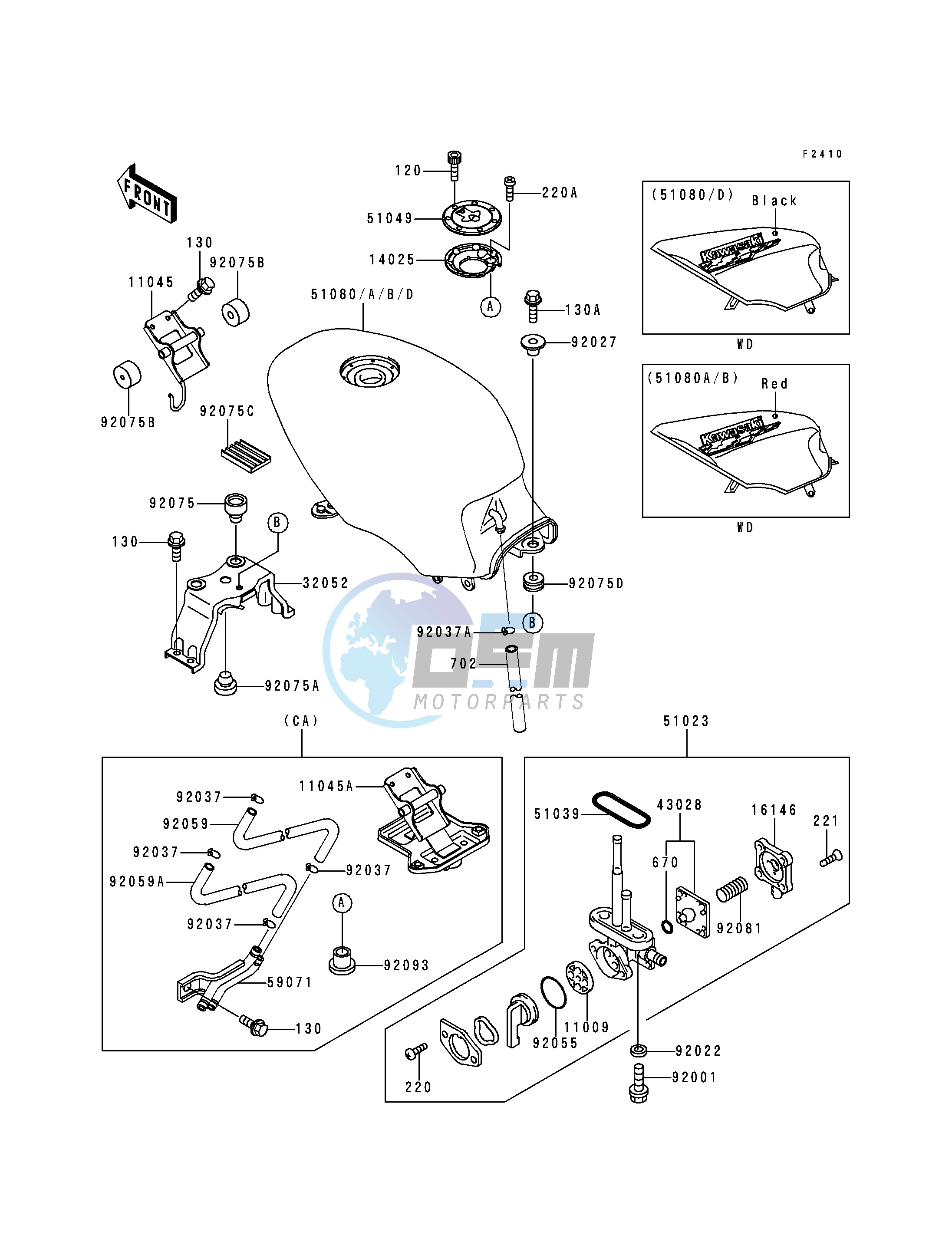 FUEL TANK -- EX500-D1- -