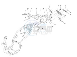 Carnaby 300 4t ie Cruiser drawing Rear cover - Splash guard