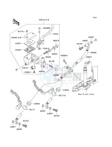 VN 1600A A[VULCAN 1600 CLASSIC] (A1-A3) [VULCAN 1600 CLASSIC] drawing FRONT MASTER CYLINDER