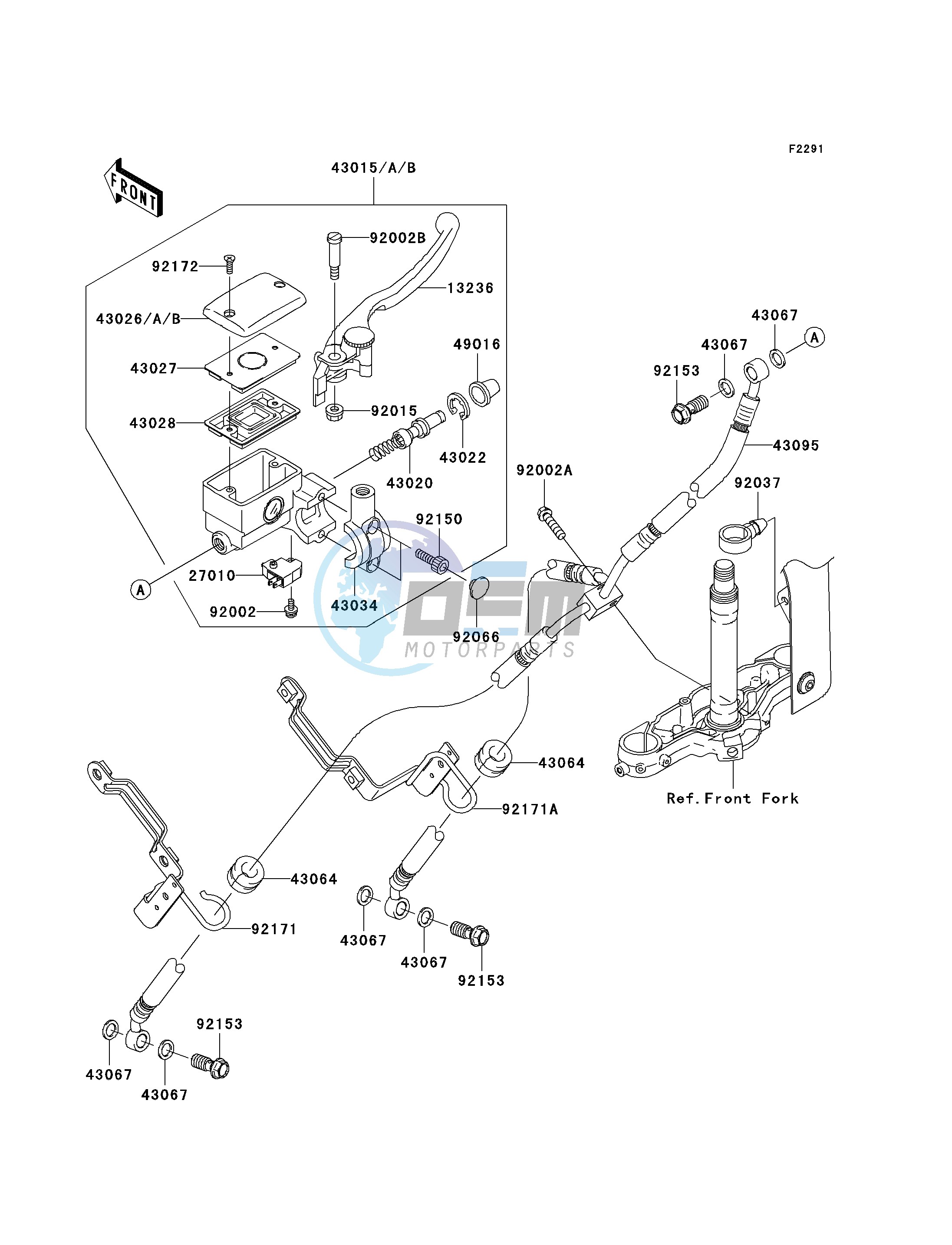 FRONT MASTER CYLINDER