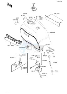 ZN 1300 A [VOYAGER] (A5-A6) [VOYAGER] drawing FUEL TANK