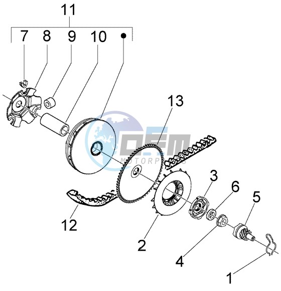 Driving pulley