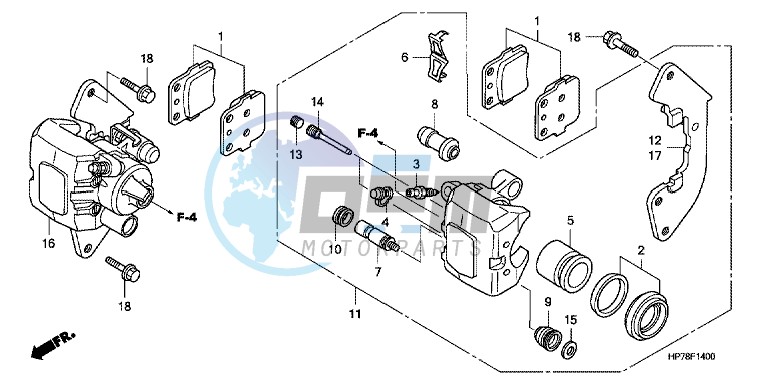 FRONT BRAKE CALIPER