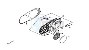 MAXSYM 600 I ABS EXECUTIVE (LX60A3-EU) (E4) (L7-M0) drawing L. CRANK CASE COVER