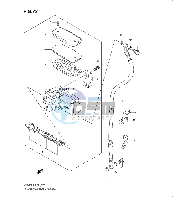 FRONT MASTER CYLINDER