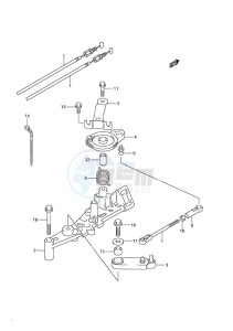 DF 200 drawing Throttle Rod