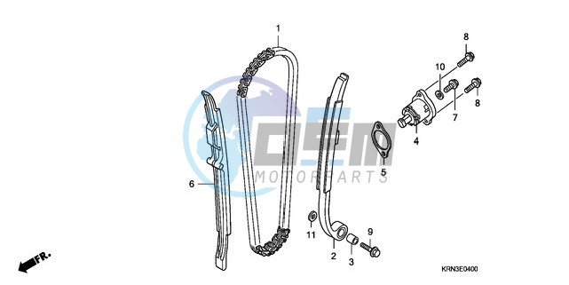 CAM CHAIN/TENSIONER