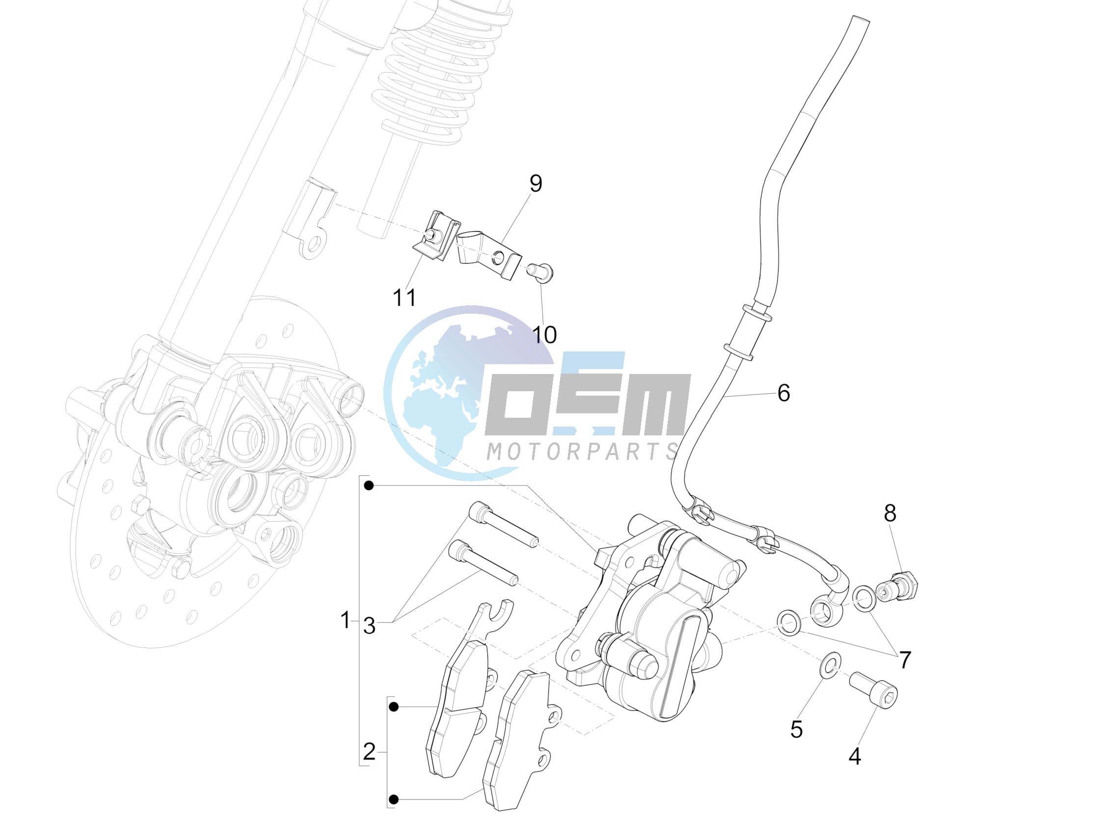 Brakes pipes - Calipers