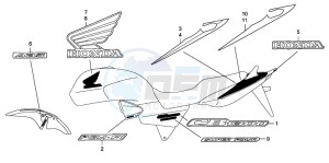 CB1300 CB1300SUPER FOUR drawing MARK (CB1300/A)