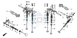 NV600C 400 drawing CAMSHAFT/VALVE