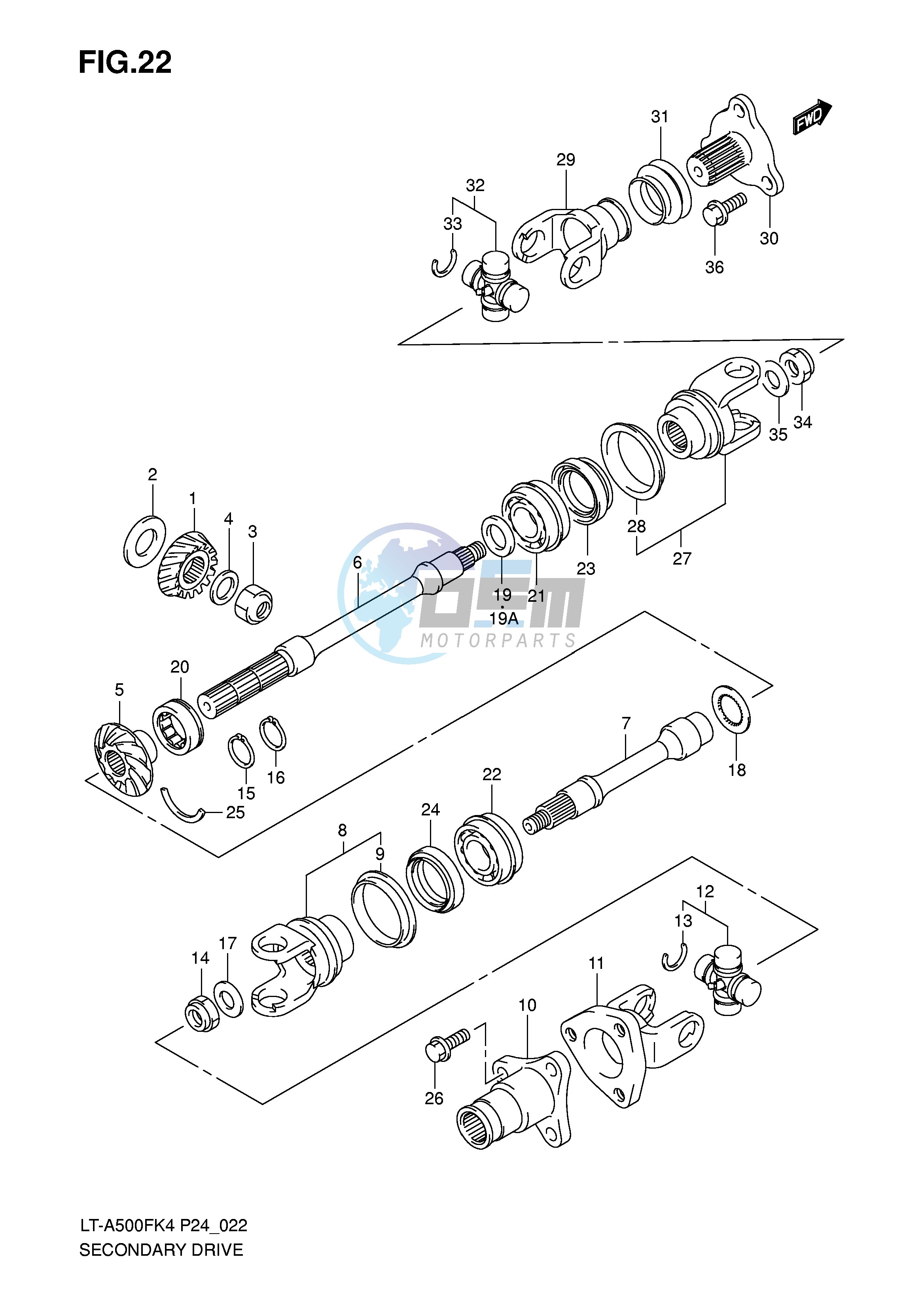 SECONDARY DRIVE