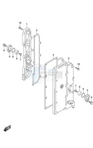 DF 225 drawing Exhaust Cover