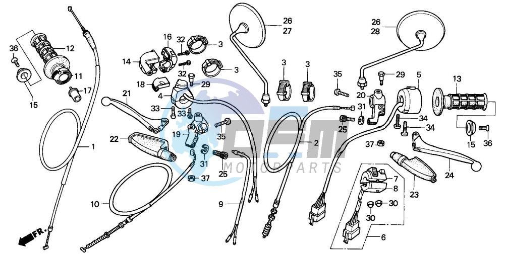 HANDLE LEVER/SWITCH/ CABLE