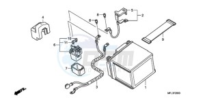 CBR1000RR9 France - (F / MME) drawing BATTERY (CBR1000RR)