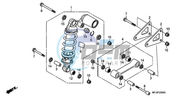 REAR CUSHION (CBR600RR)