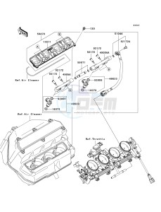 ZX 600 N [NINJA ZX-6RR] (6F) N6F drawing TOP FEED INJECTER