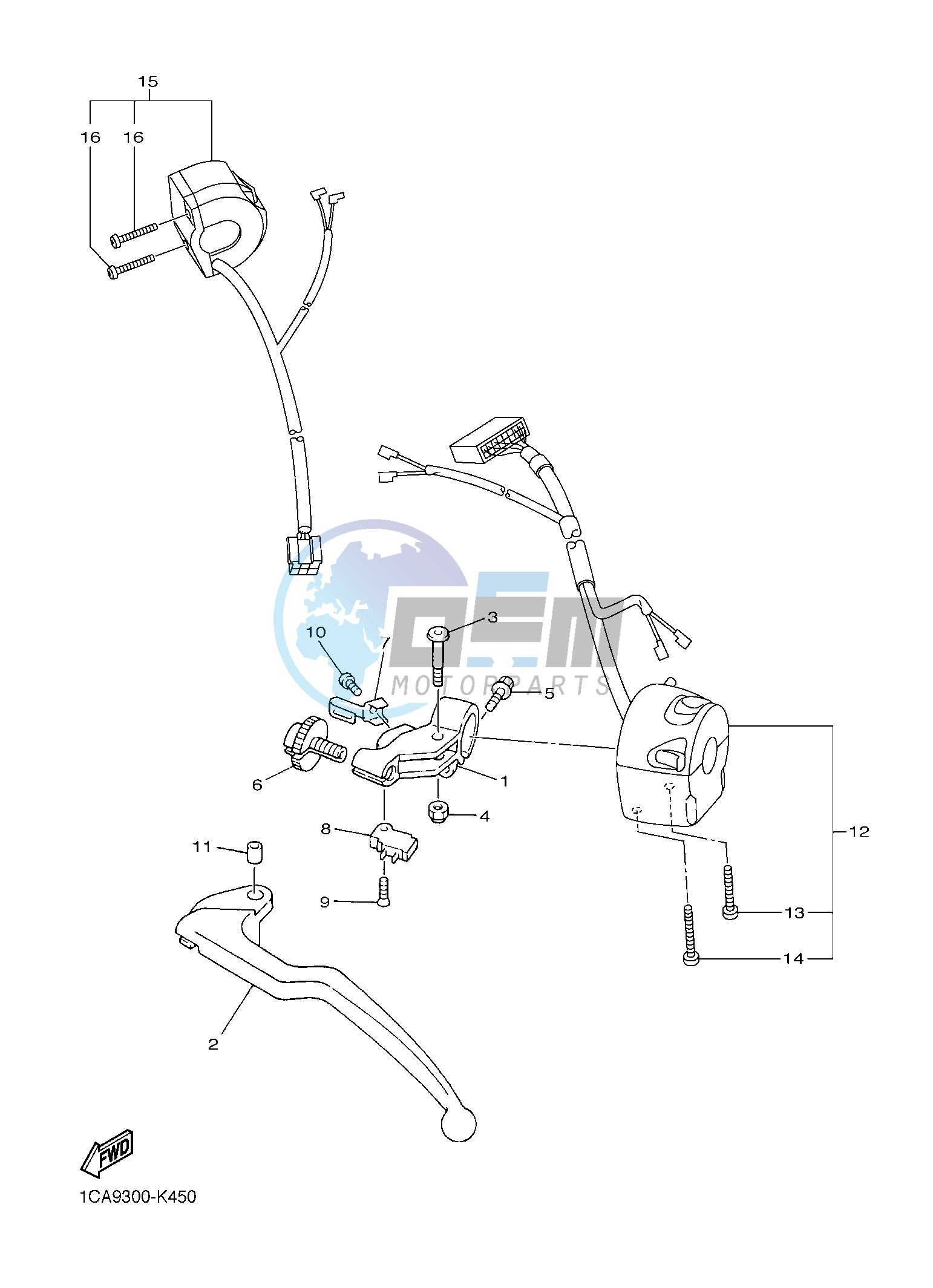 HANDLE SWITCH & LEVER