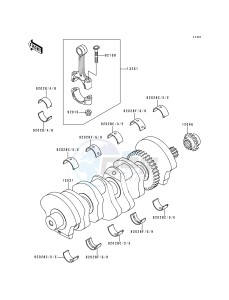 ZX 750 N [NINJA ZX-7RR] (N1-N2) [NINJA ZX-7RR] drawing CRANKSHAFT