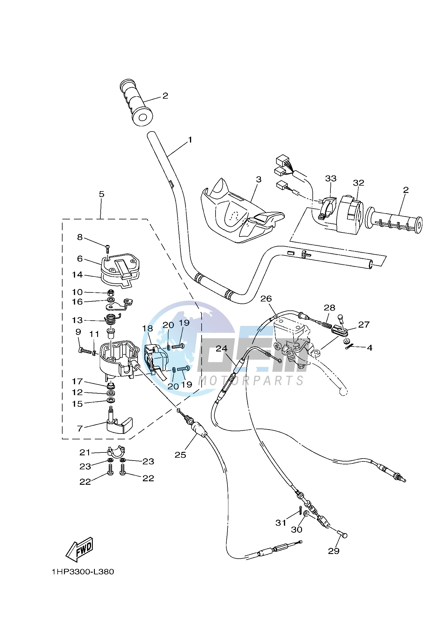 STEERING HANDLE & CABLE