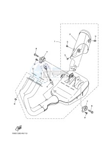 MT07A MT-07 ABS 700 (1XBE) drawing EXHAUST