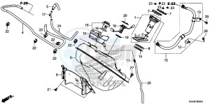 NSS300AD Forza E drawing FUEL TANK