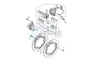 XJR 1300 drawing FRONT BRAKE CALIPER