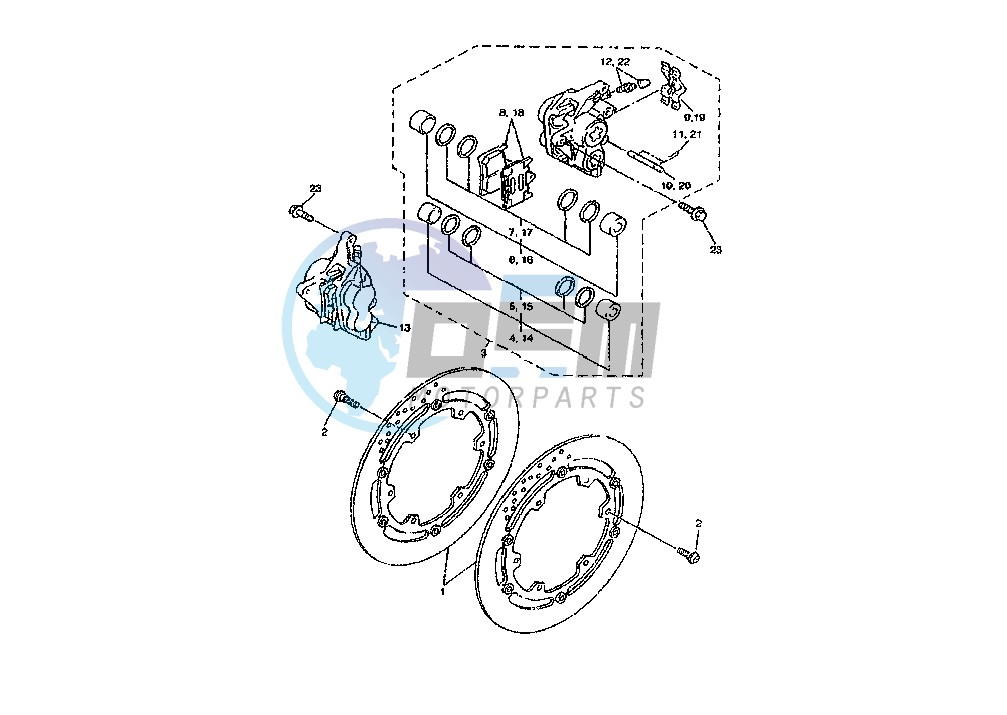 FRONT BRAKE CALIPER