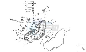 RSV 4 1000 4V SBK-FACTORY drawing Clutch cover