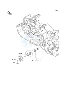 VN 1700 E [VULCAN 1700 CLASSIC] (9G-9FA) E9F drawing WATER PUMP